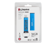 KINGSTON 16GB Keypad USB 3.0 DT2000, 256bit AES Hardware Encrypted (DT2000/16GB) - 286823 - zdjęcie 3